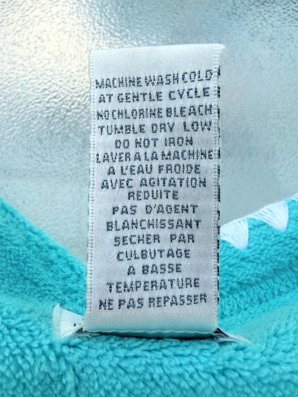 Jasmine Rose Turquoise Velour Short-Sleeve Housecoat Robe Beach Cover-Up, Medium - Picture 7 of 7